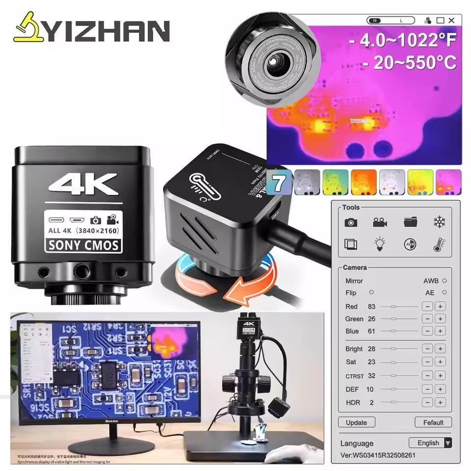 Electronics Repair Tools - Cámara de Microscopio para Soldadura Electrónica