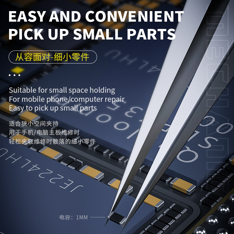 Pinzas de electricista de prec - Smd Tweezer Set reseña y precio