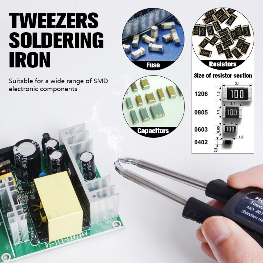 Pinza de Soldadura T12 – Mango - Smd Tweezer Set reseña y precio