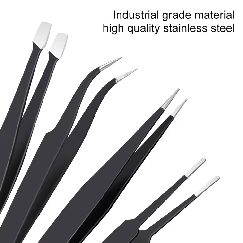10 unids/set de pinzas rectas  - Electronics Repair Services reseña y precio