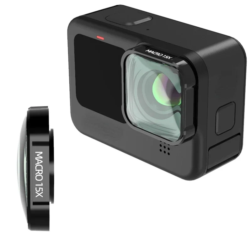 Filtro de lente Macro 15X HD p - Gopro Action Camera Hero 11 Black reseña y precio