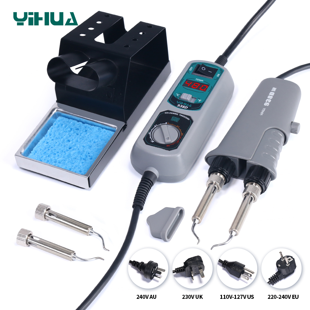 YIHUA 938D pinzas portátiles E - Smd Tweezer Set reseña y precio
