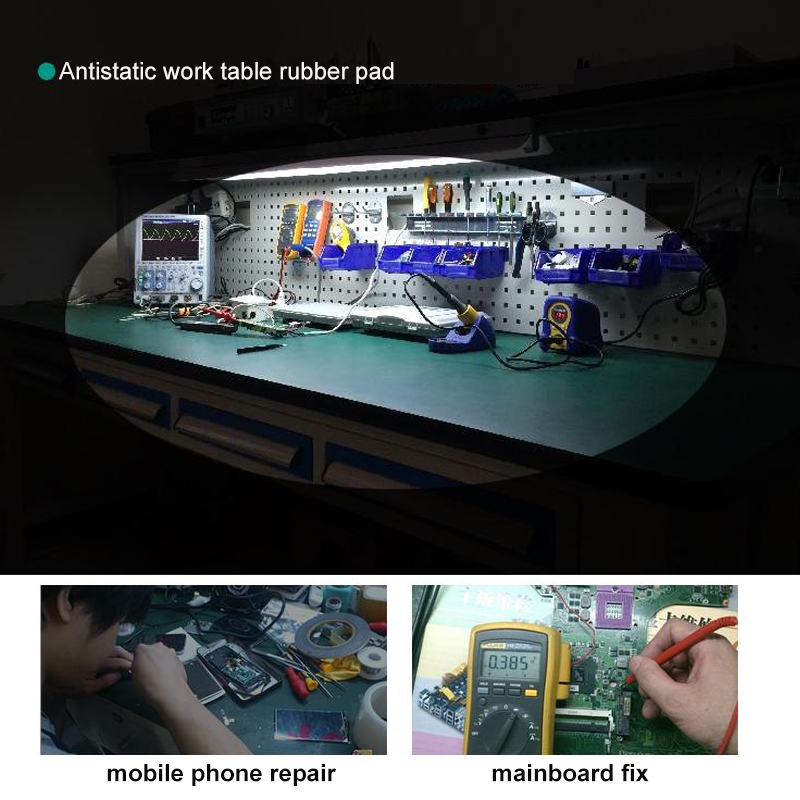 Tapete de trabajo de mesa de 3 - Electronics Repair Tools reseña y precio