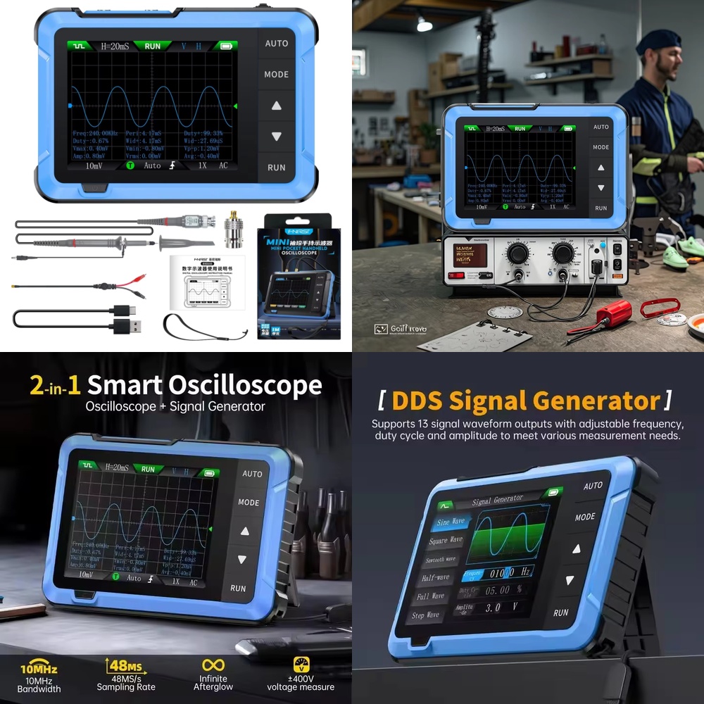 Osciloscopio Digital Portátil  - Electronics Repair Tools reseña y precio