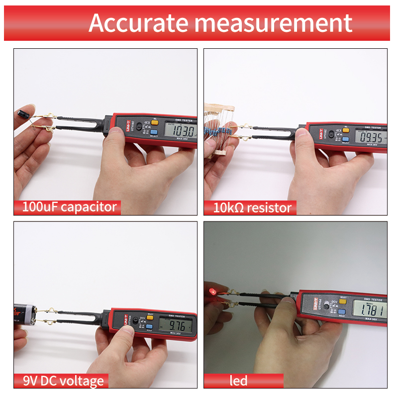 UNI-T UT116A UT116C pinzas dig - Smd Tweezer Set reseña y precio